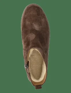 Gabor Ankle boot, warmlining - Platta ankelboots DARK BROWN Clearance