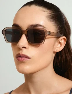 Pilgrim ANNALISE sunglasses - Square Frame LIGHT GREY Discount