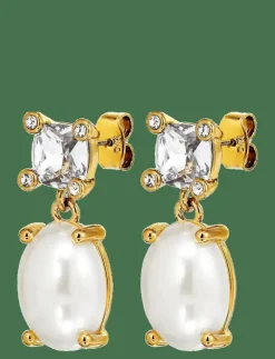 ANTONIA SG CRYSTAL / WHITE PEARL - Hängande örhängen|Dyrberg/Kern Discount