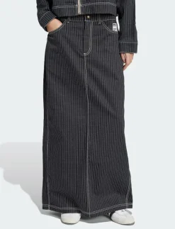 adidas Originals AOP MAXI SKIRT - Kjolar CARBON New