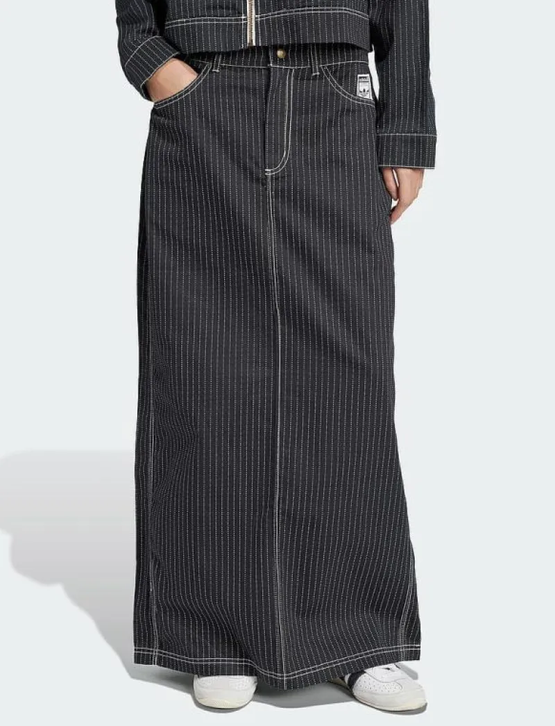 adidas Originals AOP MAXI SKIRT - Kjolar CARBON New