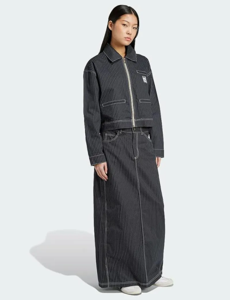 adidas Originals AOP MAXI SKIRT - Kjolar CARBON New
