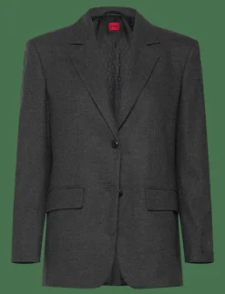 HUGO Areota - Enkelknäppta kavajer DARK GREY New