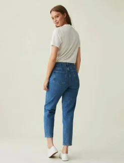 Lexington Clothing Ashlynn High-Rise Tapered Jeans - Tapered jeans MEDIUM BLUE DENIM