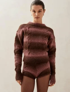 ALOHAS Aspen Sweater - Stickat PINK Hot