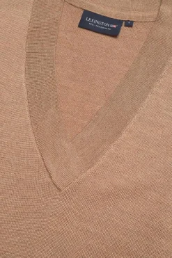 Audrina Merino Wool/Silk Blend Knitted Vest - Stickade västar|Lexington Clothing Outlet