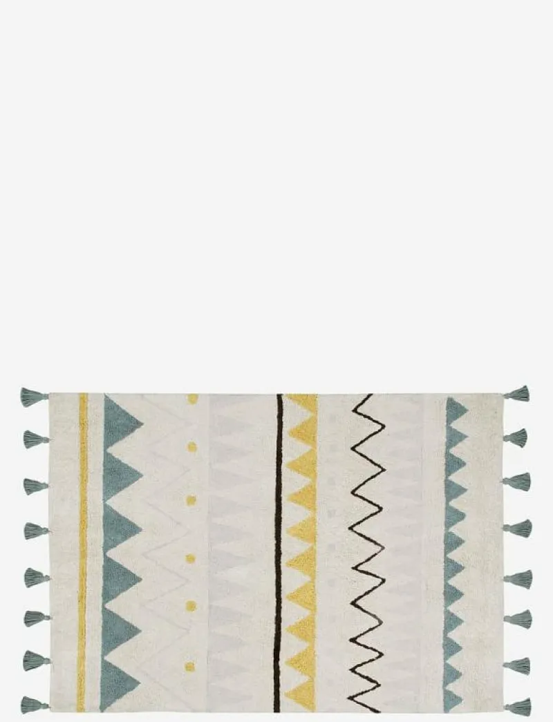 Azteca Natural-Azul Vintage/Natural-Vintage Blue - Rektangulära mattor|Lorena Canals Outlet