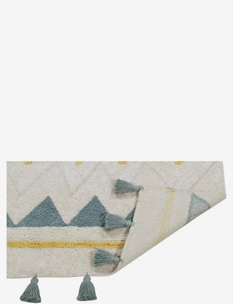 Azteca Natural-Azul Vintage/Natural-Vintage Blue - Rektangulära mattor|Lorena Canals Outlet