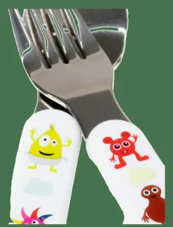 Babblarna- Cutlery, Fork & Spoon - Serveringsset|Teddykompaniet Hot