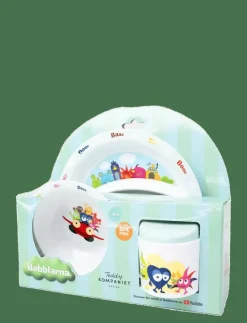 Babblarna, 3-set plate,bowl,mug - Serveringsset|Teddykompaniet