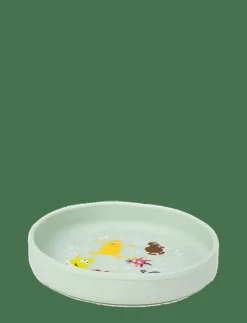 Teddykompaniet Babblarna- Silikontallrik, I naturen - Serveringsset GREEN Outlet