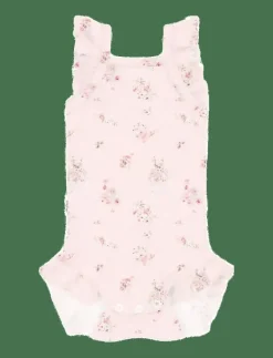 Baby Print Rib Romper - Ärmlös body|Gugguu Best