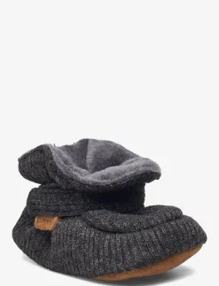 En Fant Baby Slippers - Baby tossor DARK GREY MELANGE Discount