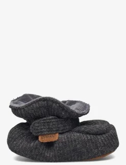 En Fant Baby Slippers - Baby tossor DARK GREY MELANGE Discount