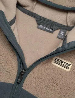 Color Kids Baby Teddy Fleece Jacket - Jackor STORMY WEATHER Hot