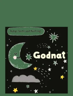 Babys første sort/hvid bog - Godnat - Pedagogisk barnbok|GLOBE Discount