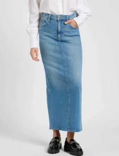 BACK SLIT MAXI SKIRT - Maxikjolar|Lee Jeans Online