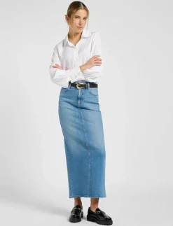 BACK SLIT MAXI SKIRT - Maxikjolar|Lee Jeans Online