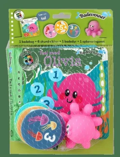 Badevenner - Tæl med Olivia - Pedagogisk barnbok|GLOBE Hot