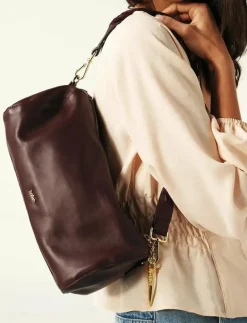 ba&sh BAG M NAPPA BENI - Handväskor BORDEAUX Sale