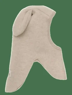 Huttelihut Balaclava Ears Wool Fleece - Balaclava CAMEL MELANGE Outlet