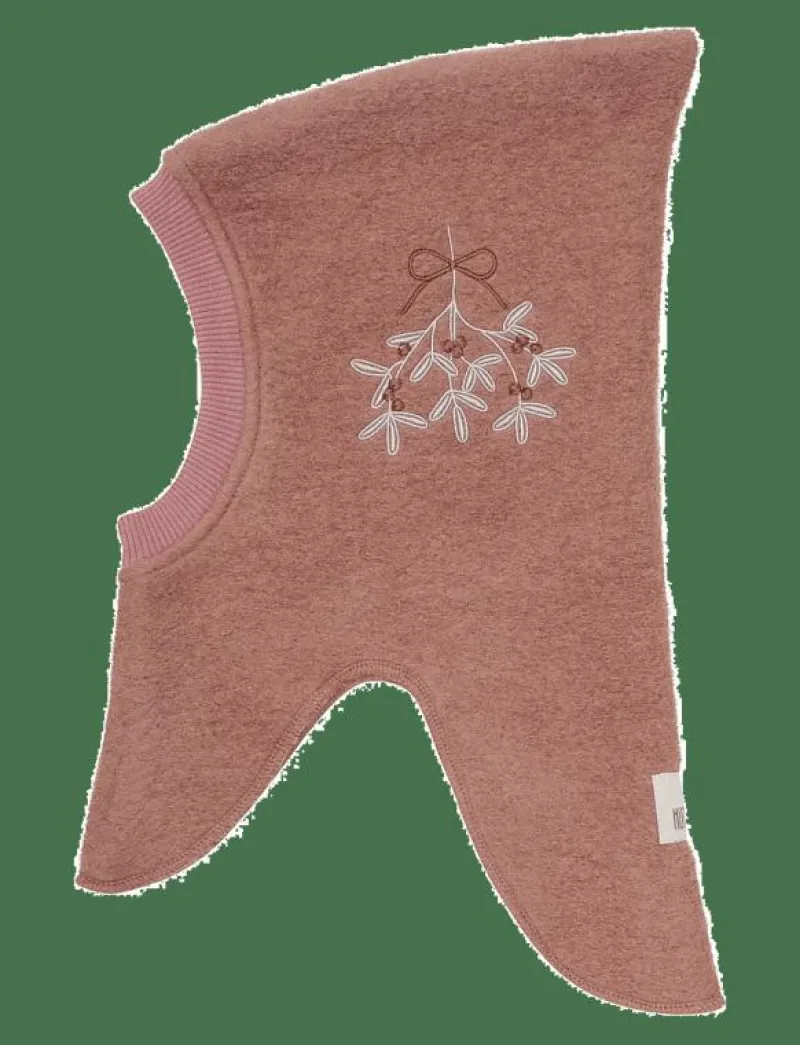 Huttelihut Balaclava Emb. Wool - Balaclava BURLWOOD Discount