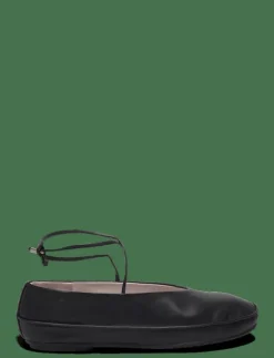 Calvin Klein BALLERINA MARY JANE STRAP LTH - Ballerinas CK BLACK Outlet
