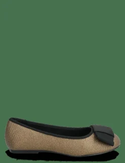 Mango Ballet flats with bows - Ballerinaskor & Slip-ons GOLD