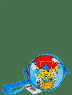 Euromic BAMSE, Rund väska med justerbar rem - Axelremsväska BLUE Hot