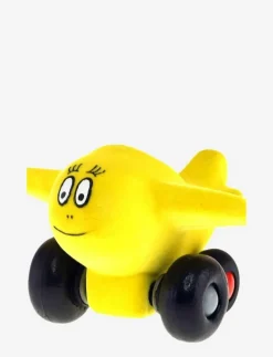 Barbo Toys Barbapapa Rubber Airplane, BIG - Flygplan YELLOW New