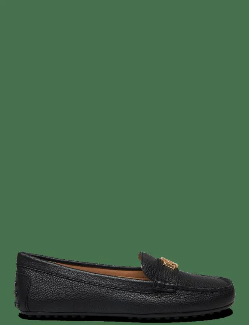 Barnsbury Pebbled Leather Driver - Loafers|Lauren Ralph Lauren Clearance