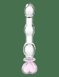 Heart Beaded Glass Dildo - Beauty|Baseks Sale