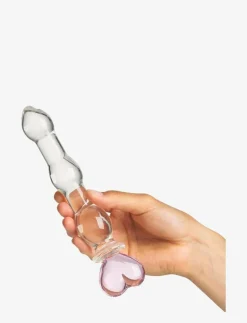 Heart Beaded Glass Dildo - Beauty|Baseks Sale