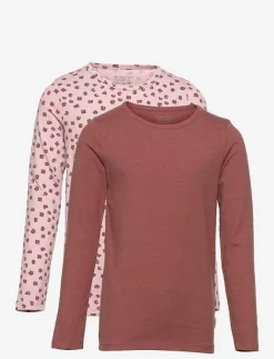 Minymo Basic 35 -T-shirt LS (2-pack) - Långärmade t-shirts VIOLET ICE Best