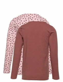 Minymo Basic 35 -T-shirt LS (2-pack) - Långärmade t-shirts VIOLET ICE Best