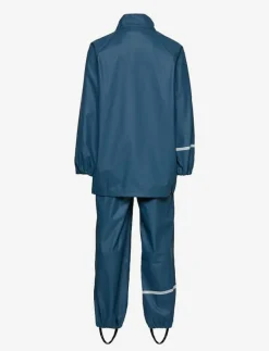 CeLaVi Basic rainwear set -solid PU - Regnställ ICEBLUE New