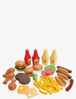 Dantoy BBQ PLAYFOOD-56 PCS CTN. - Leksaksmat & Leksakstårtor Sale