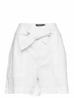 Belted Linen Short - paper bag shorts|Lauren Ralph Lauren Outlet