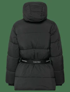 BELTED MIDWEIGHT PUFFER - Dun- & vadderade jackor|Calvin Klein Jeans Online