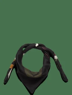 Lauren Ralph Lauren Belting-Print Silk Square Scarf - Sjalar PINOT NOIR Clearance