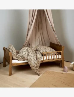 Nuuroo Bera junior bed linen - Påslakanset SAND - FLOWER BEE Clearance