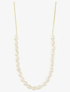 BERTHE pearl necklace gold-plated - Pärlhalsband|Pilgrim Discount