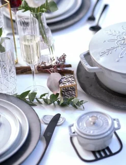 STAUB Bestickhållare set 4-delar White Truffle - Ätpinnar GREY Hot