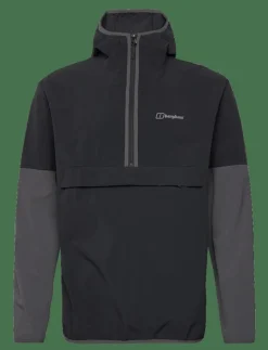 Berghaus BG M WANDERMOOR WIND SMOCK - Friluftsjacka JET BLACK-GREY PINSTRIPE Clearance