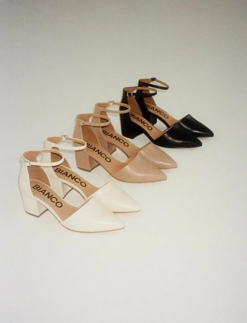 BIADEVIVED Pump Faux Leather - Klassiska pumps|Bianco Discount