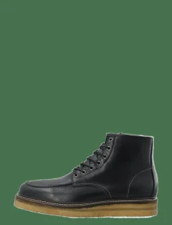 BIAJESPER Moc Toe Boot Waxed Leather - Kängor med snörning|Bianco Best