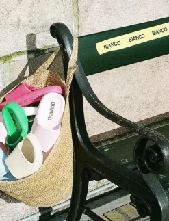 Bianco BIAJULIA Slipper - Sandaler LIGHT BLUE Best