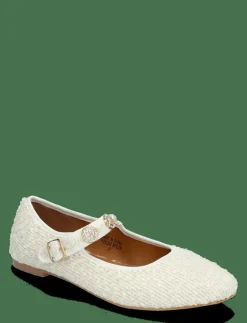 BIALILJA Trimmed Mary Jane Textile - Ballerinas|Bianco Hot