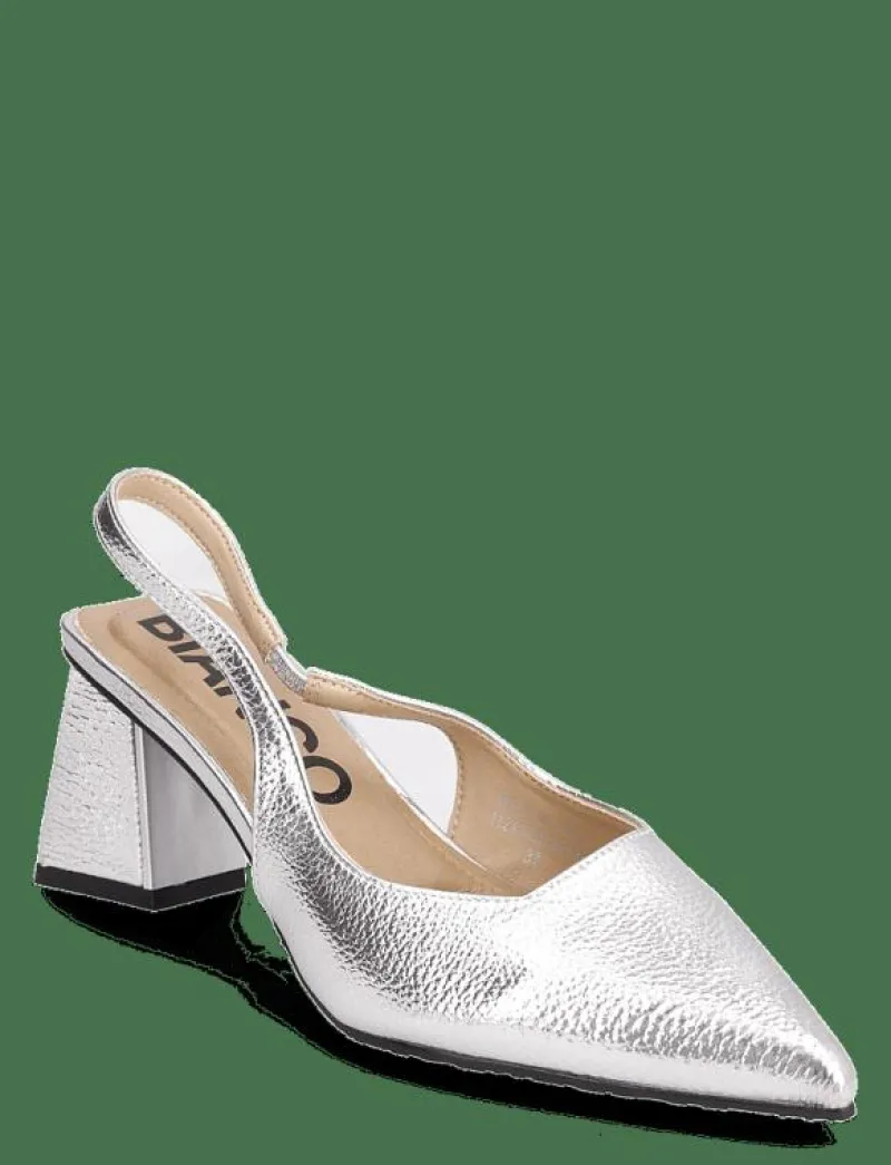 Bianco BIAMARALYN Slingback Metallic - Pumps SILVER Best