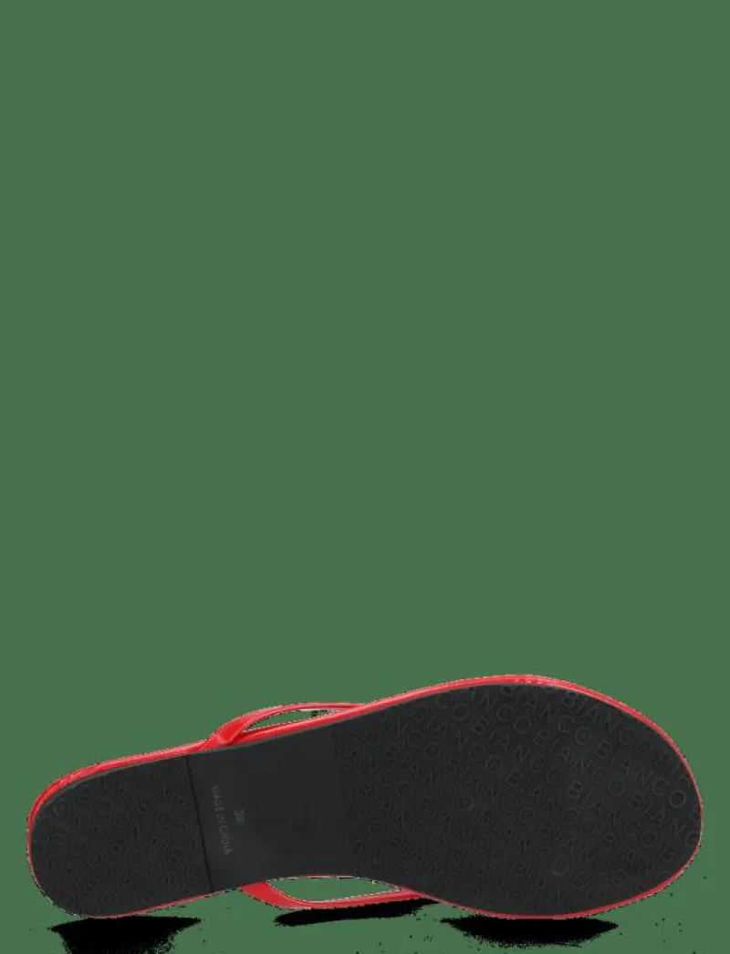 BIAMEXICO Flip Flop Faux Leather - Sandaler|Bianco Discount